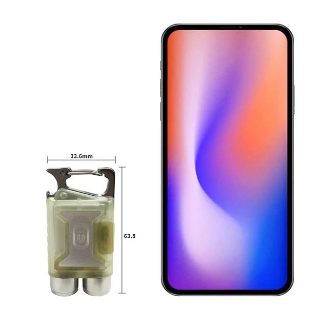 Speras V2 lommelykt/varsellys/leselys 550lm / 85 meter kastelengde 