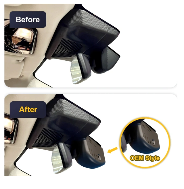 FITCAMX Integrert 4K Dashcam (foran) BMW X1/iX1 (2023 -->) 