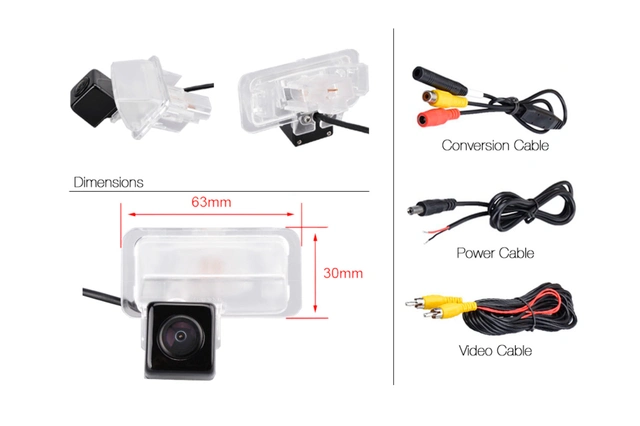 InCarTec Ryggekamera Toyota (CVBS) Toyota (2012 - 2018) 