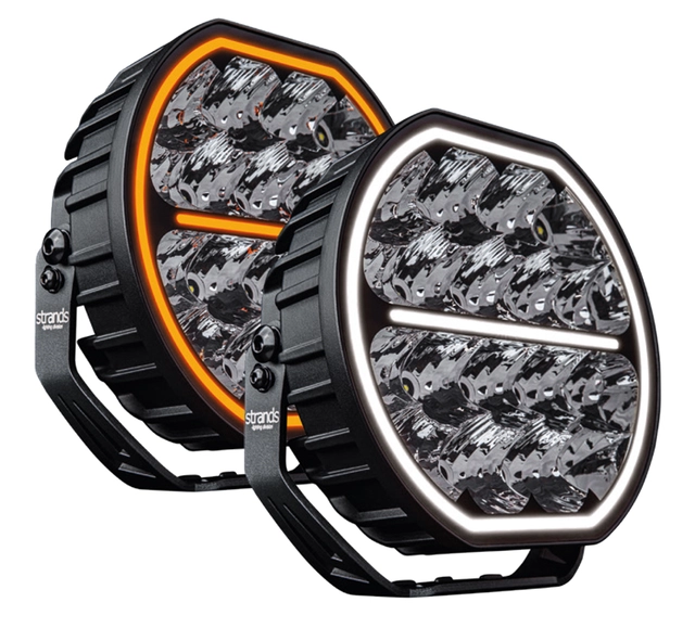 Strands Big Energy, 9" EB Extended Beam LED ekstralys, 126 Watt, 10.700 Lumen 