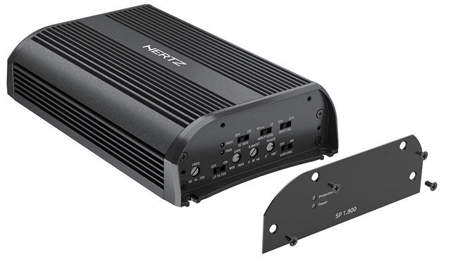 Hertz SP1900, monoforsterker 600W RMS @ 4ohm, 1000W RMS @ 1ohm 