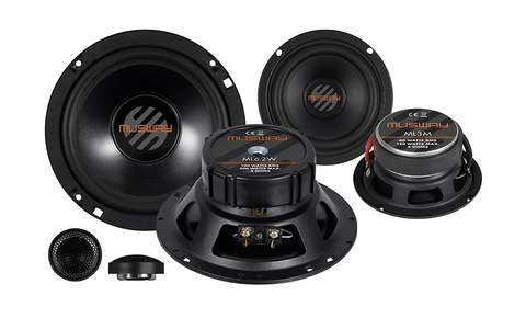 Musway ML6.3A 6½" 3-veis Komponentsett 100/200W