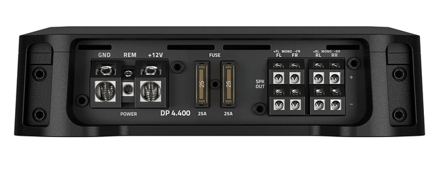 Hertz Dieci DP4.400 4-kanals forsterker 105W RMS x 4 @ 2ohm 