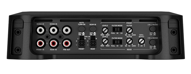 Hertz Dieci DP4.400 4-kanals forsterker 105W RMS x 4 @ 2ohm 