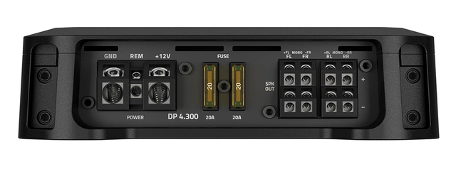 Hertz Dieci DP4.300 4-kanals forsterker 85W RMS x 4 @ 2ohm 