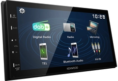 Kenwood DMX129DAB 2-DIN MEDIASPILLER -  DAB BT USB/IPHONE