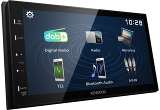 Kenwood DMX129DAB 2-DIN MEDIASPILLER -  DAB BT USB/IPHONE