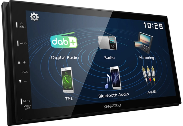 Kenwood DMX129DAB 2-DIN MEDIASPILLER -  DAB BT USB/IPHONE 