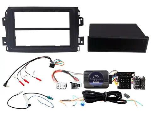 Connects2 Komplett monteringskit 2-DIN Fiat Ducato (2022-2025) open dash