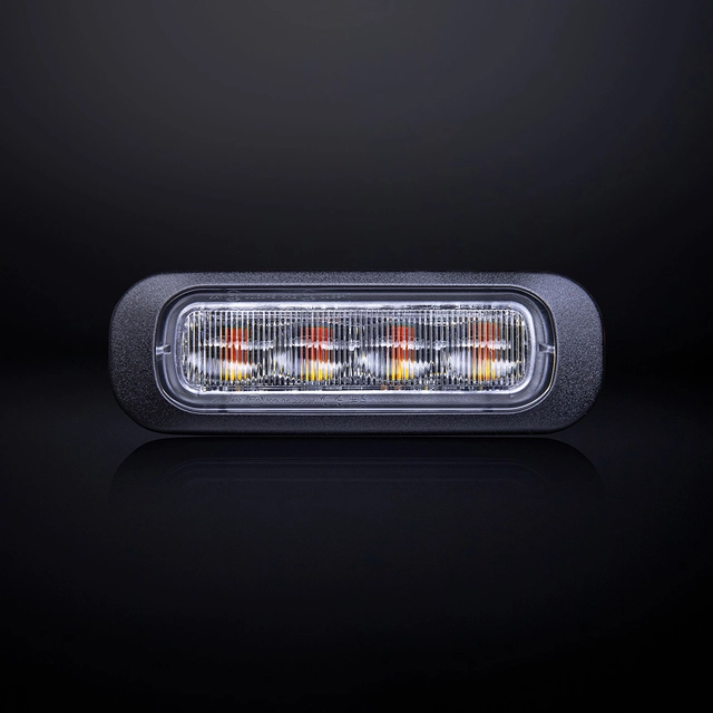 Strands Dark Knight Varsellys 4 LED 4 LED, klart glass 