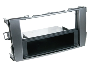 ConnectED Monteringsramme 1-DIN Toyota Auris (2007-2012) M&#248;rk gr&#229;