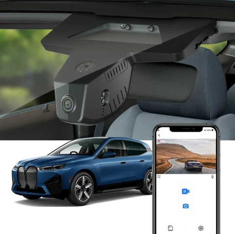 FITCAMX Integrert 4K Dashcam (foran) BMW iX (2022 -->)