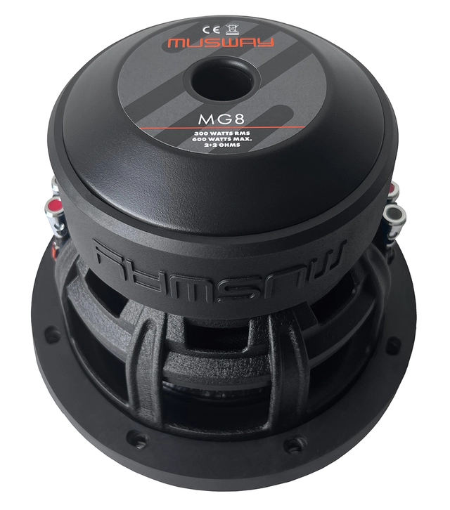 Musway 8" subwoofer SQ 600w max / 300w RMS 