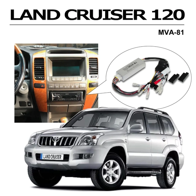 BeatSonic PREMIUM komplett 1-DIN kit LC 120/GX470 m/navi (2003 - 2009) 