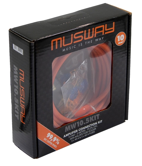 Musway MW10.5KIT Kabelkit 10 mm², Full kobber