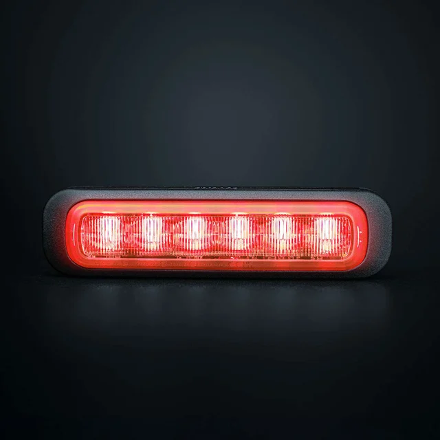 Strands Dark Knight rød varsellys 6 LED 6 LED, rød 