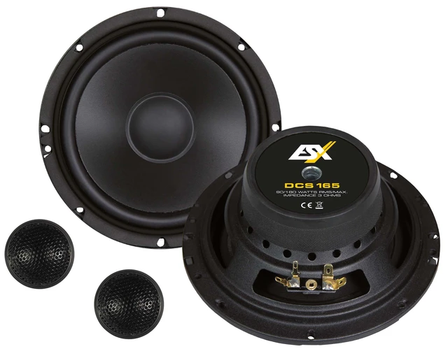 ESX 6,5"  komponentsett 90/180W Fiat, Citroen, Peugeot, Ford 