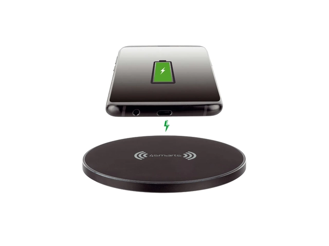 KRAM QI trådløs lader 15W- svart 