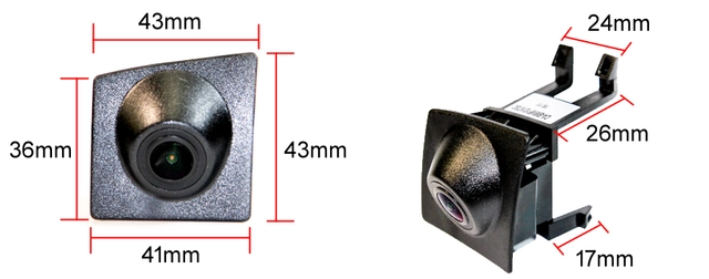 InCarTec frontkamera BMW (CVBS) X3 (F25) X4 (F26) (2011 - 2018) 