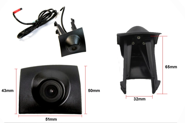 InCarTec frontkamera BMW (CVBS) X5 (F15/F85) (2015 - 2018) 