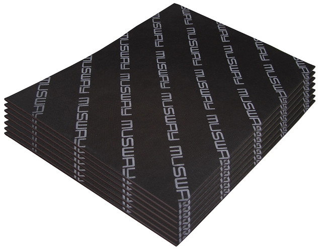 Musway dempematte 5,5mm 4 lags matte, 2,4m² 