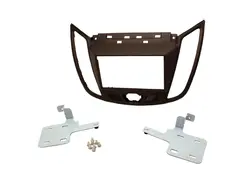 ConnectED Premium monteringsramme 2-DIN C-Max/Kuga (2011 - 2018) M&#248;rk brun