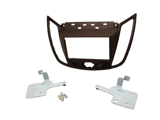 ConnectED Premium monteringsramme 2-DIN C-Max/Kuga (2011 - 2018) Mørk brun 