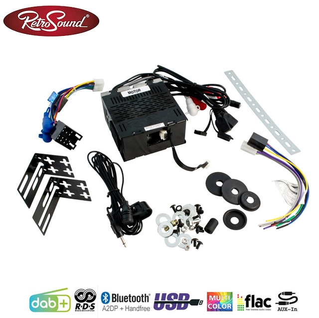 RetroSound Dallas radio DAB/AUX/BT/USB Til Ford F-serie/Bronco (1985 - 1986) 
