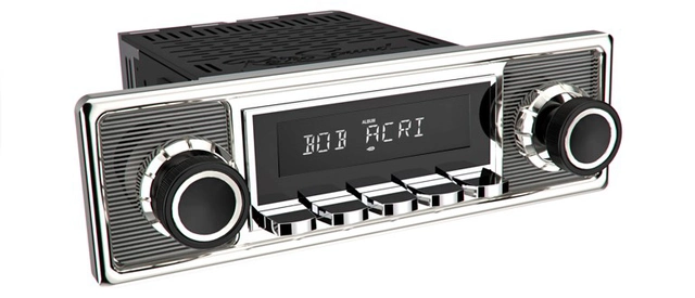 RetroSound Becker Chrome radio DAB/AUX Til 60-70-talls biler 