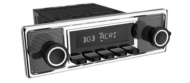 RetroSound Becker radio DAB/BT/USB Til 60-70-talls biler, Black 