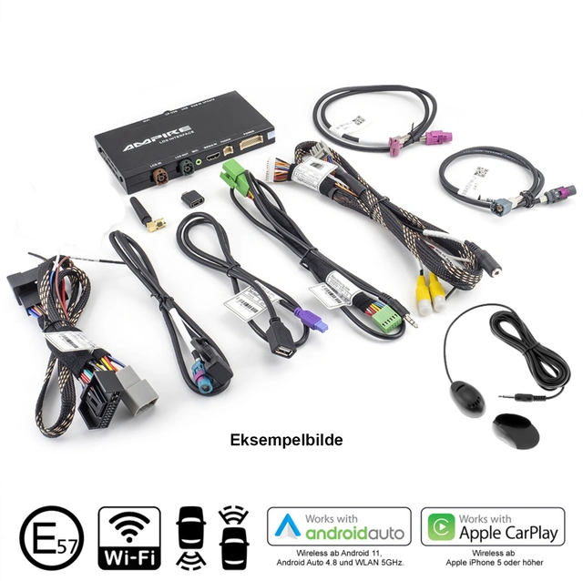 Ampire Trådløs Apple Carplay/AndroidAuto Maserati Ghibli/Quattroporte (2013-2016) 