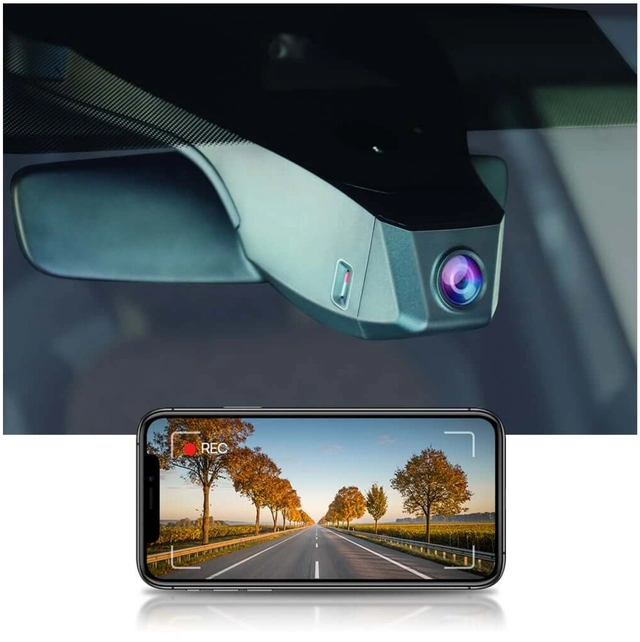 FITCAMX Integrert 4K Dashcam (foran+bak) Audi Q4 / VW ID.4/ID.5 (2020 -->) 