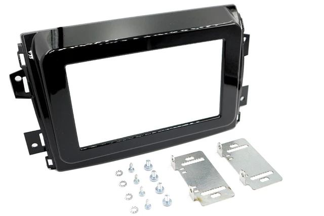 InCarTec Monteringskit 2-DIN Ducato/Movano (2022 -->) Sort blank 