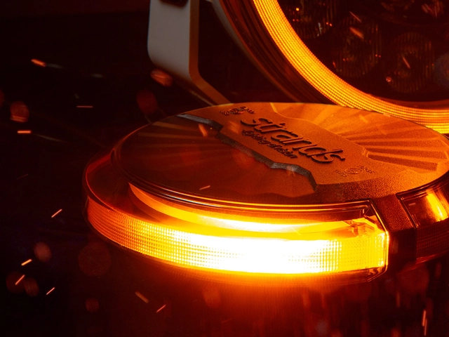 Strands Varsellys Firefly 110mm Magnetfeste og sigarett-tennerplugg 