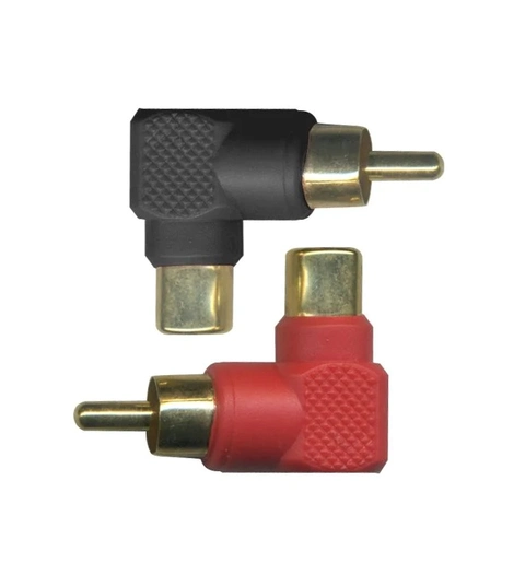 Stinger RCA skjøtestykker RCA vinkler (par) (Hxn/Hxn)