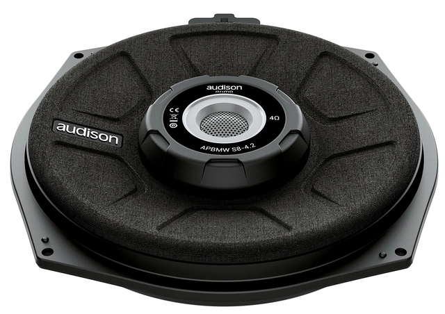 Audison APBMWS84, 8" BMW slim sub For BMW/Mini 4ohm 