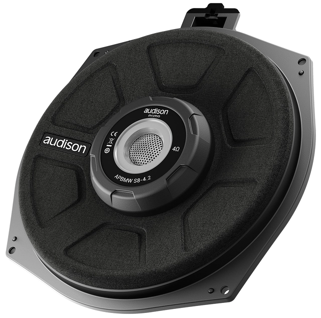 Audison APBMWS84, 8" BMW slim sub For BMW/Mini 4ohm 