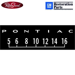 RetroSound SCP31 Skjembeskytter Pontiac logo