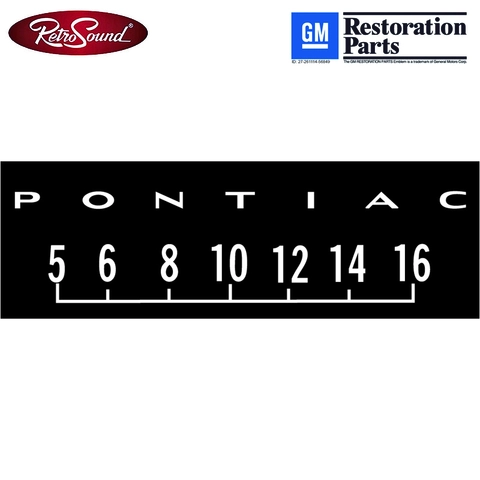 RetroSound SCP31 Skjembeskytter Pontiac logo