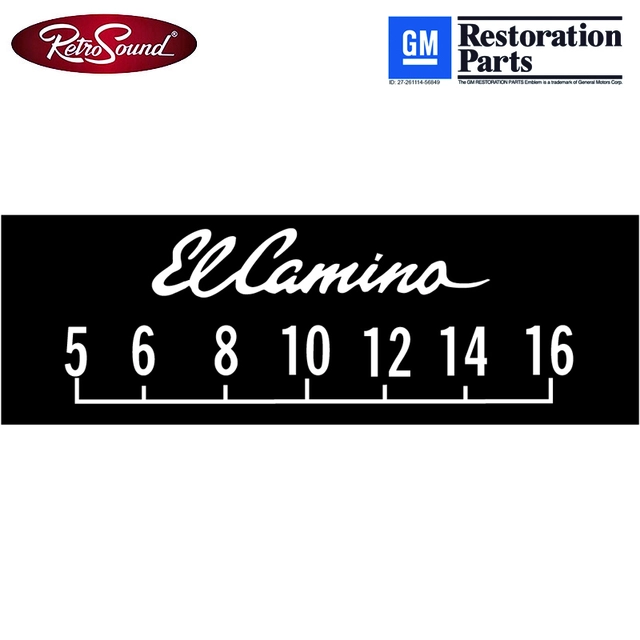 RetroSound SCP25 Skjembeskytter GM El Camino 