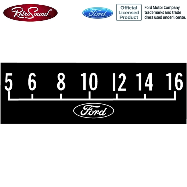 RetroSound SCP08 Skjembeskytter Ford oval logo 