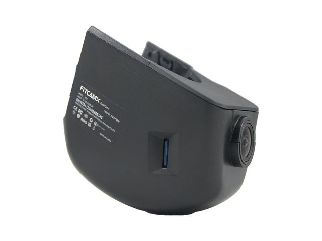 FITCAMX Integrert 4K Dashcam (foran+bak) Audi (2004 - 2018) "Model C" Sort 