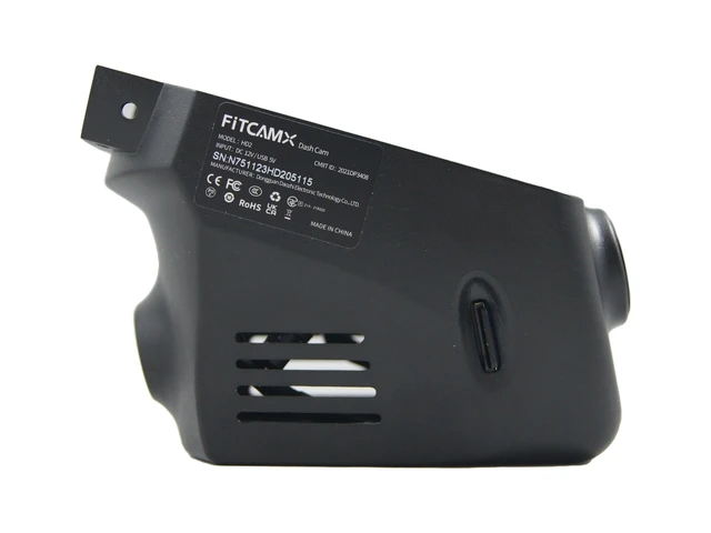 FITCAMX Integrert 4K Dashcam (foran+bak) Porsche (2010 -->) Model B 