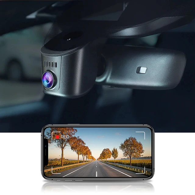 FITCAMX Integrert 4K Dashcam (foran+bak) Audi/Porsche (2010 --> ) "Model A" Sort 