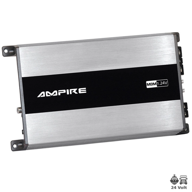 Ampire 1-kanals forsterker - 24V 1 x 500Watt @ 2 Ohm 