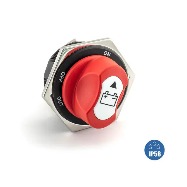 Ampire hovedstrømsbryter Opptil 300A kontinuerlig last 