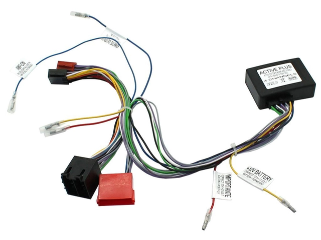 Connects2 Aktiv-adapter, Se egen liste VW m/ISO og Bose system foran/bak 