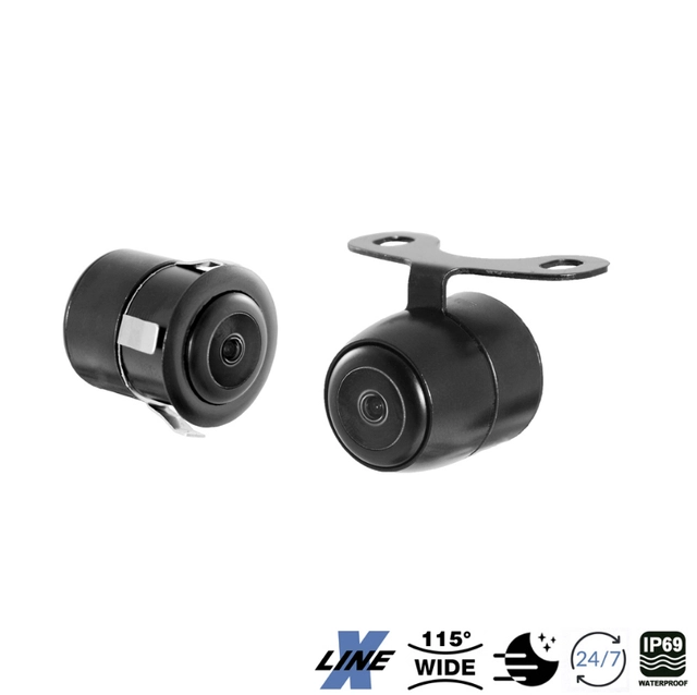 Ampire Ryggekamera - Universalt (CVBS) NTSC - 7 meter kabel 