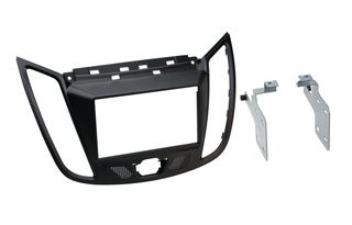 ConnectED Premium monteringsramme 2-DIN C-Max/Kuga (2011 - 2018) Sort