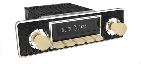 RetroSound Ivory radio DAB/AUX Til 60-70-talls biler